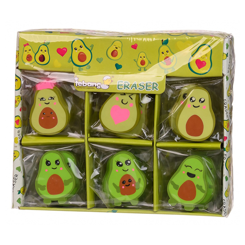 Ластик Basir, фигурный, серия "Авокадо", 4.5*3.3 см