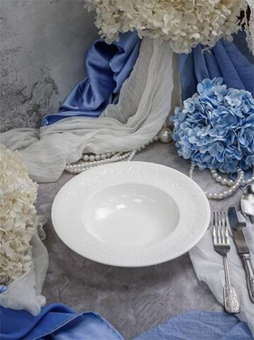 Тарелка глубокая / для пасты 450 мл, d 25 см h 5,7 см, фарфор, Primavera