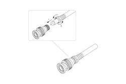 Переход штекер bnc - гнездо f PROCONNECT 05-3201-4