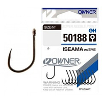 Крючки Owner Iseama with Eye 50188 №8