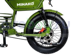 Электровелосипед Minako Bike 750W - Хаки фото 3