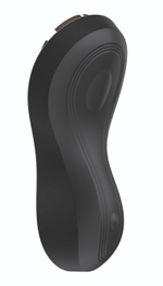 Черная вибровкладка в трусики - 9,3 см. (Цвет: черный)