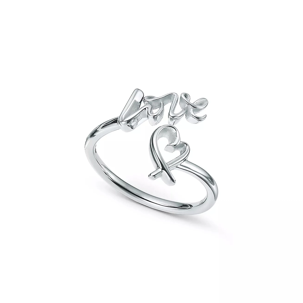 Кольцо из серебра 925,Tiffany 💠Loving heart. В наличии