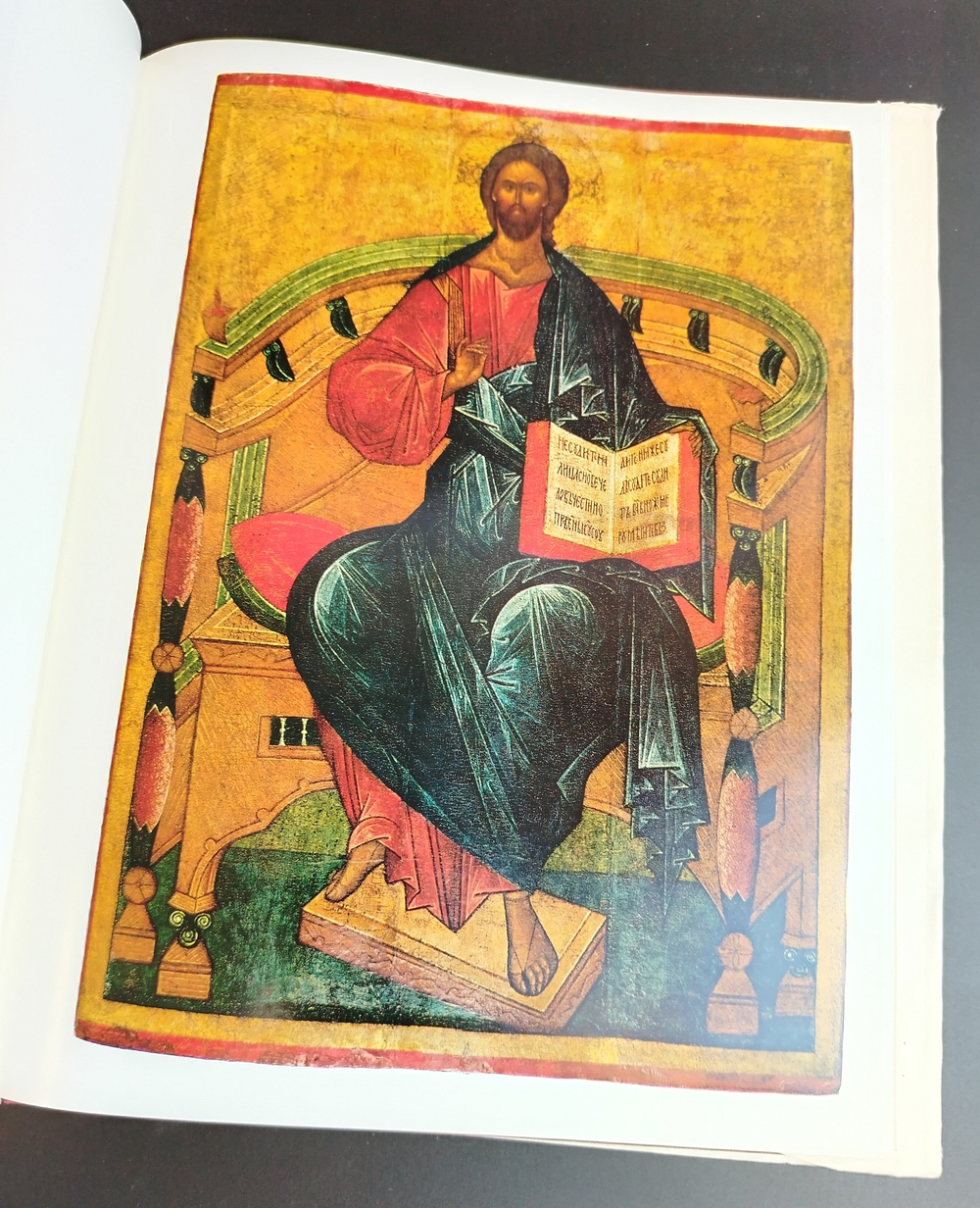 Книга альбом Новгородская иконопись. В. Н. Лазарев. Альбом по искусству иконописи. 1976 год СССР. Крупный формат