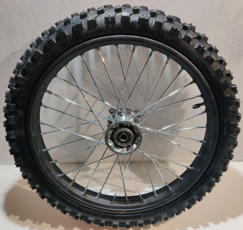 Колесо переднее в сборе 70/100 17" под ось Ф15мм Питбайк KAYO Basic K125EM