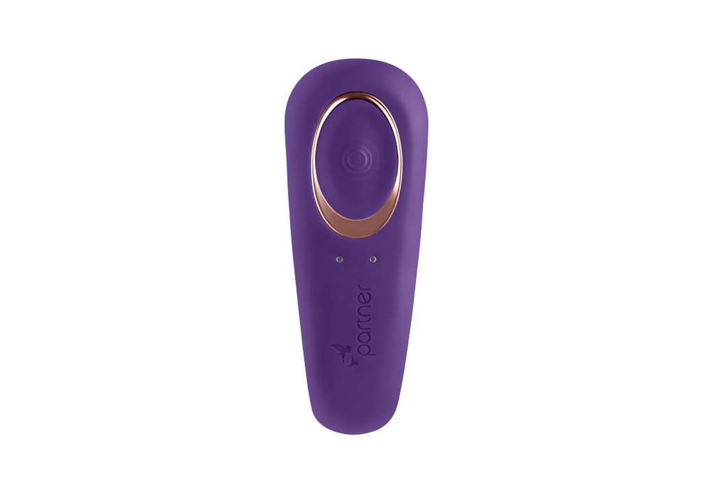 Многофункциональный стимулятор для пар Satisfyer Partner Double Classic, силикон, фиолетовый,18,5 см
