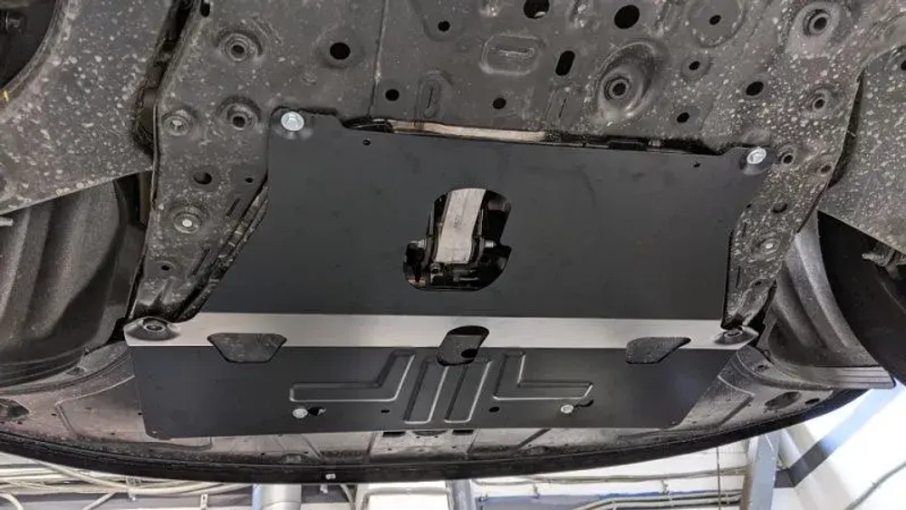 Защита картера и КПП Sheriff для Hyundai Santa Fe IV Рестайлинг 2021- арт.11.4973