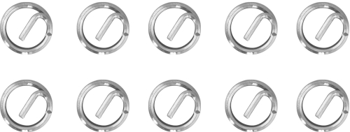 WTRI10125 Набор вставок резьбовых M10x1.25, 10 предметов