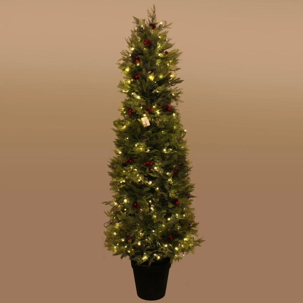 Ёлка светодиодная «Лесная радость» 180 см (868 веток), 260 ламп LED, цвет свечения-Теплый белый