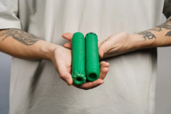 Грипсы Ethic rubber grips green