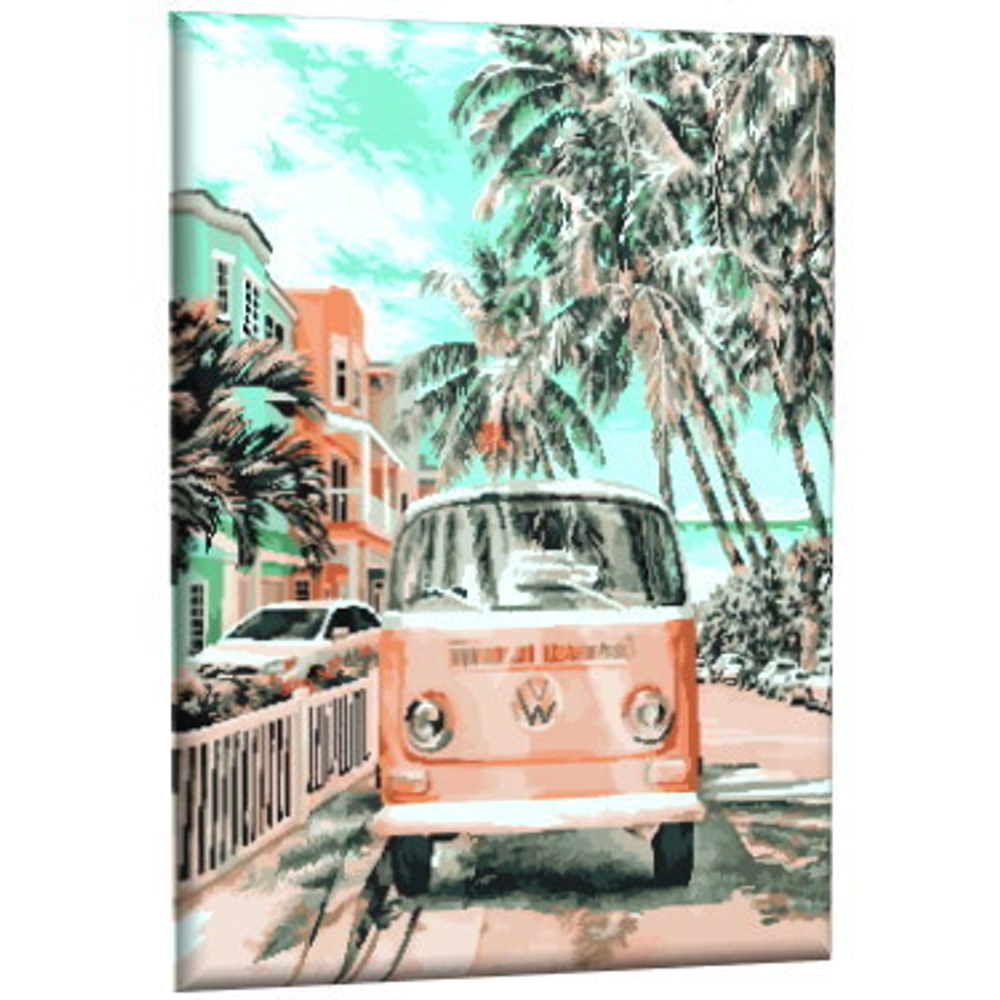 Картина рисование по номерам 40*50 см «Ретро Майами» GLA02