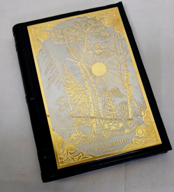 Ежедневник А5 «Природа России»  в подарочном футляре (Златоуст)