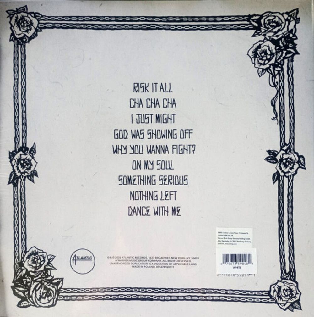 Bruno Mars. The Romantic (White LP) 2026. Бруно Марс. Романтик. Новая запечатанная виниловая пластинка