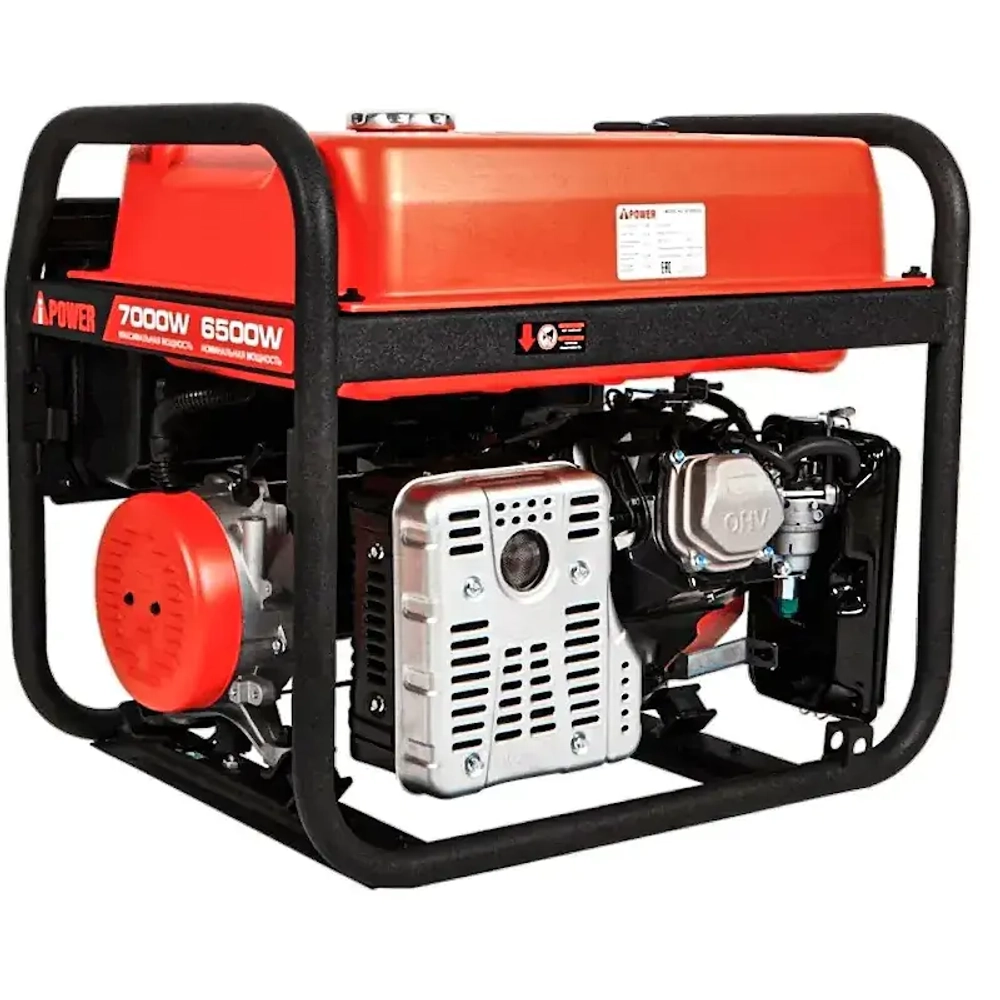 A-iPower A7000EAX бензиновый генератор в кожухе 1200 RAL 7024 с блоком АВР 400В/25А (8 pin) New УТ-11182385/29109