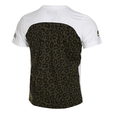 Мужское теннисное поло Hydrogen Tech Panther T-Shirt Men - White, Multicoloured