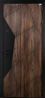 Стальная дверь "Сапсан" с зеркалом (умная дверная ручка)