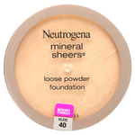Neutrogena, Mineral Sheers, рассыпчатая пудра, оттенок 40, 5,5 г (0,19 унции)