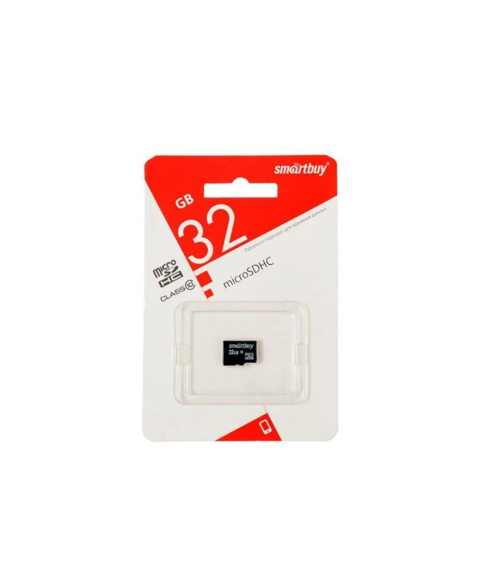 Карта памяти Smartbuy microSD, 32 Гб, SDHC, класс 10