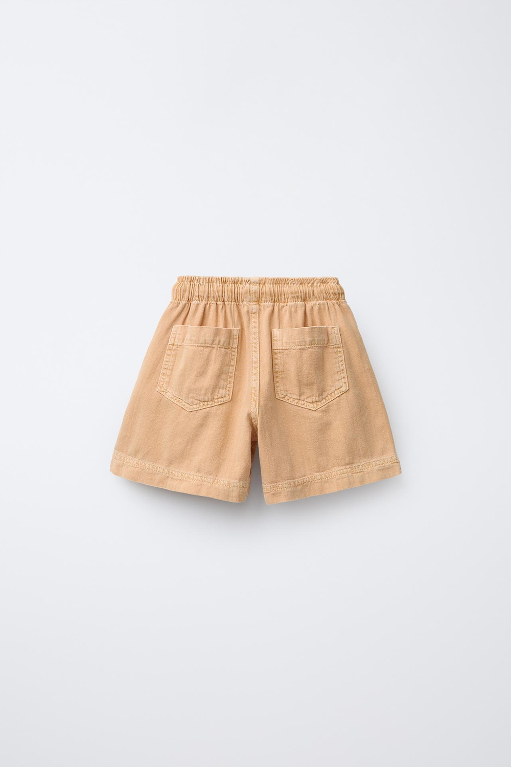 ZARA ШОРТЫ С ПРИСБОРЕННОЙ ТАЛИЕЙ, ОРАНЖЕВЫЙ