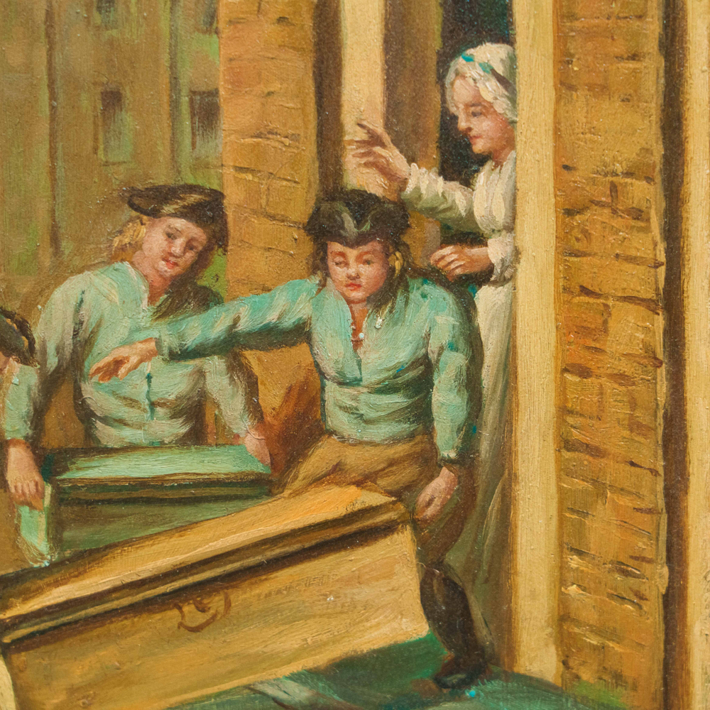 «Сцена старого города»