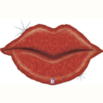Шар Фольгированный Губы блеск (Красный)