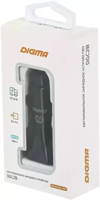 АЗУ DIGMA 20W 3A USB-C универсальное черный
