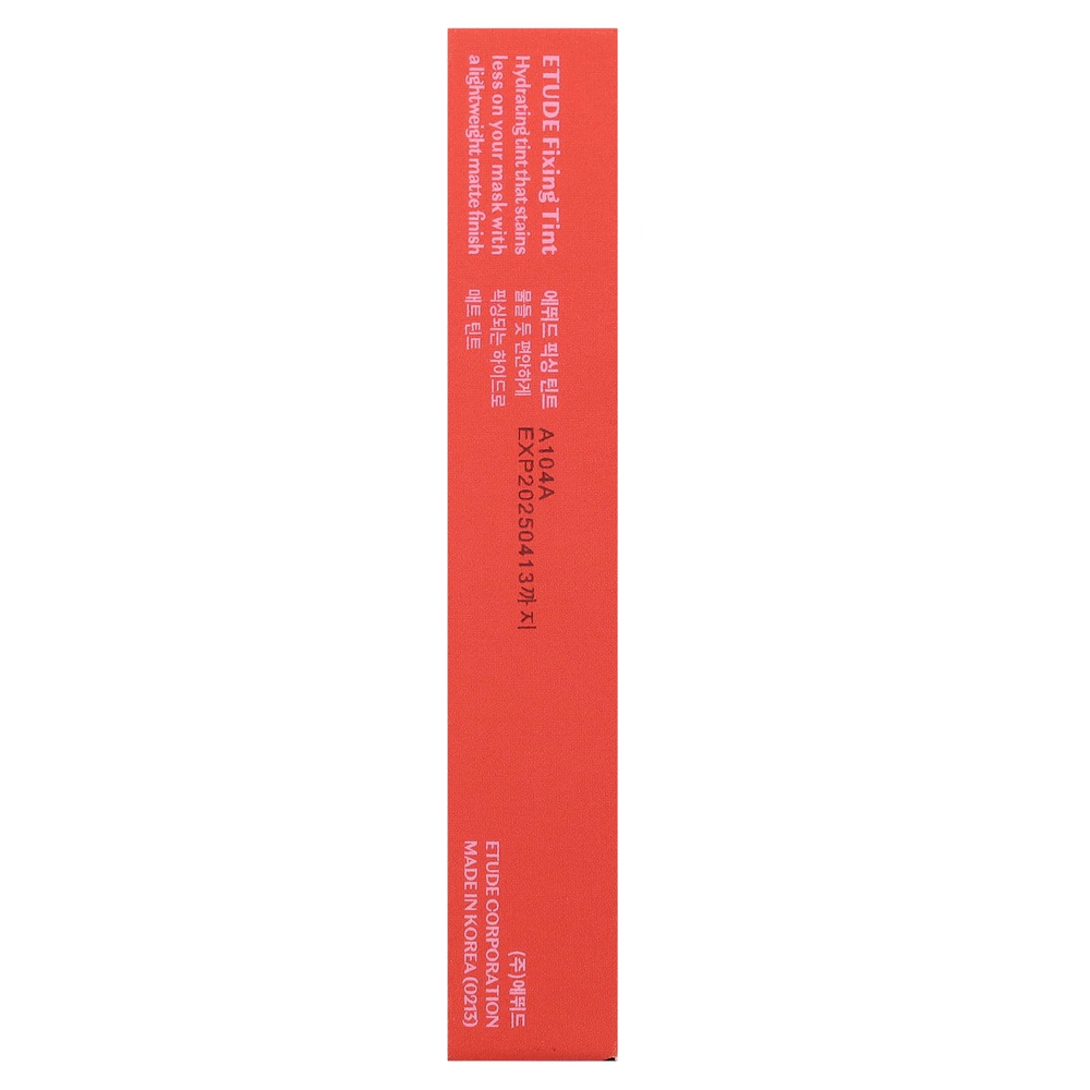 ETUDE, Fixing Tint, оттенок 02 красный, 4 г
