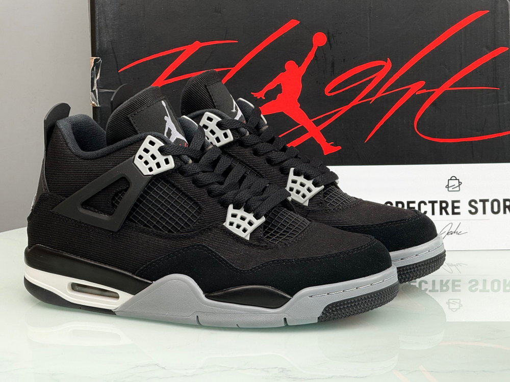 Air Jordan 4 SE Black Canvas