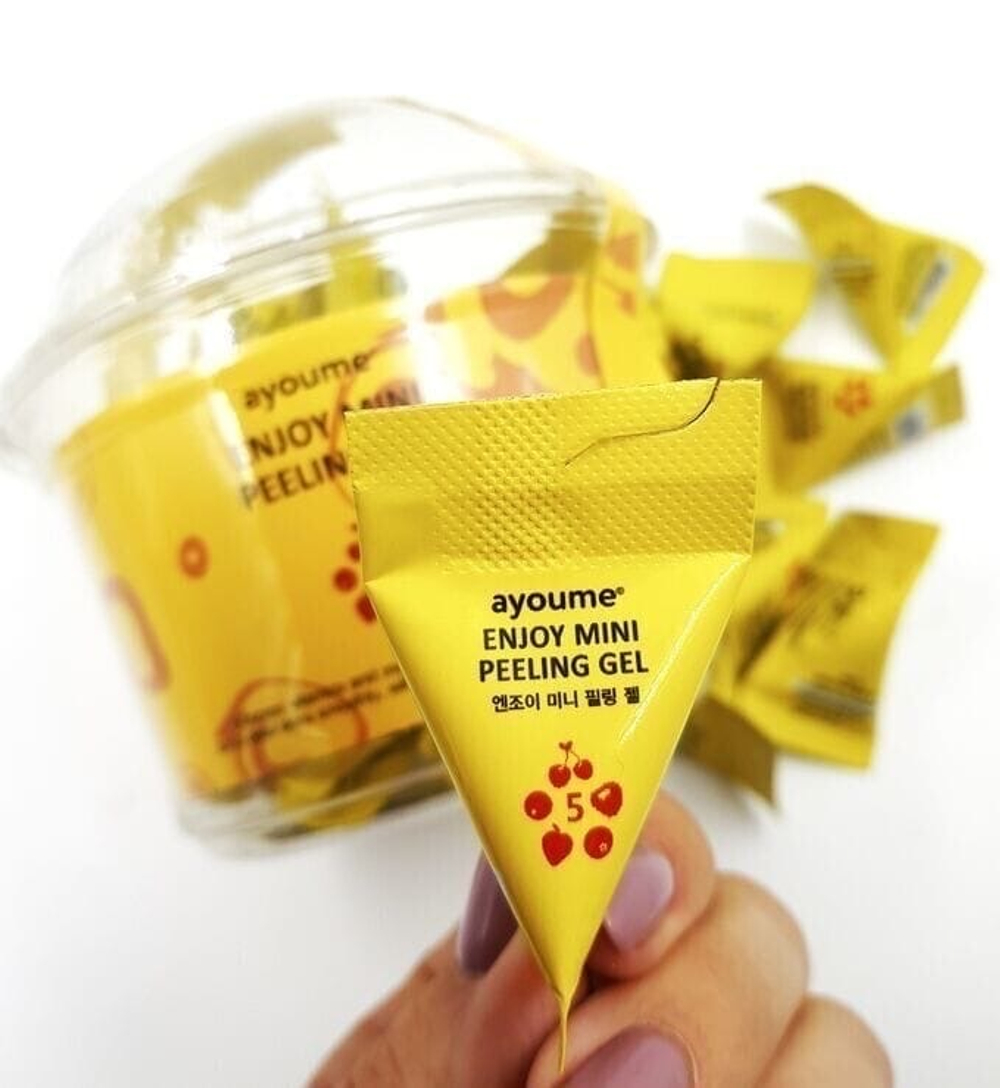 [Ayoume] Enjoy Mini Peeling Gel - Пилинг-гель для лица с фруктовыми кислотами, 3 гр
