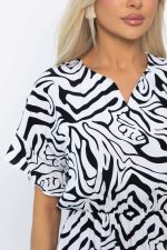 Платье Кристи (черно-белое) П13871-35М LT Collection