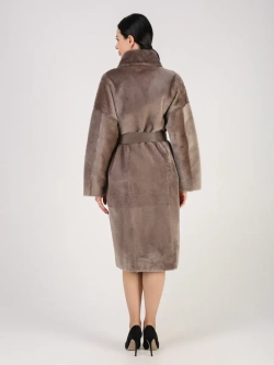 Дубленка зимняя шуба натуральная двухсторонняя оверсайз