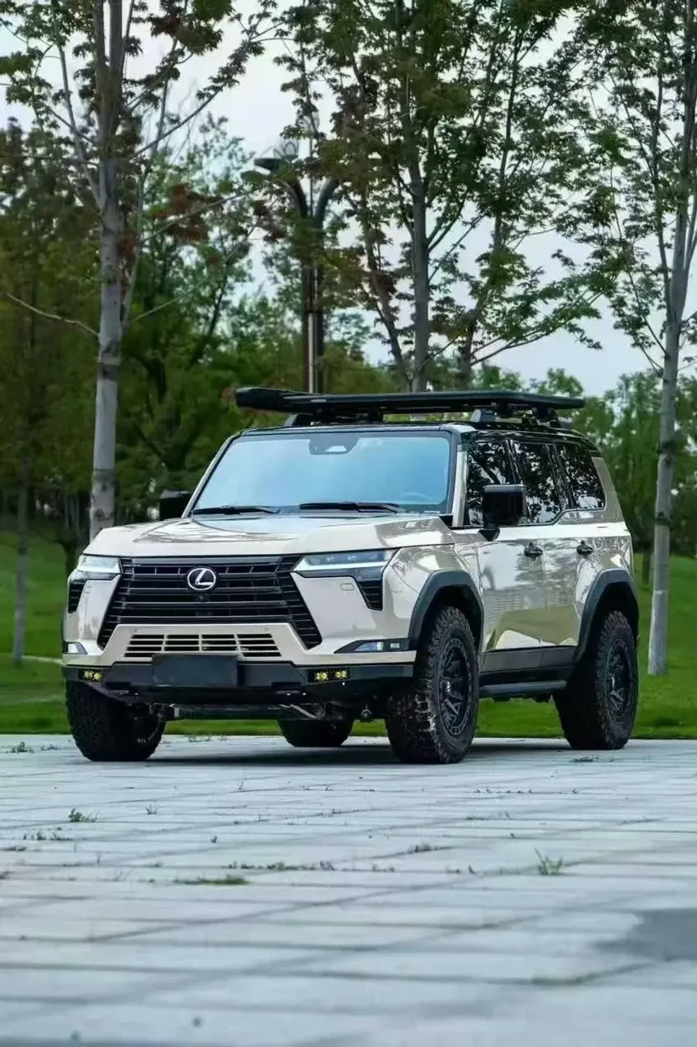 Силовой бампер для Lexus GX550 2024+ Лексус защита бампера обвес дуга защита днища