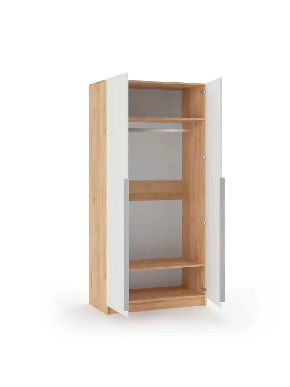 Шкаф распашной 80х40х190 двухдверный Luxury 2