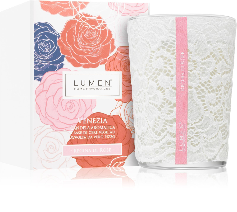 LUMEN Venezia Regina Di Rose - ароматическая свеча /   400  ml  / GTIN 8001974011148