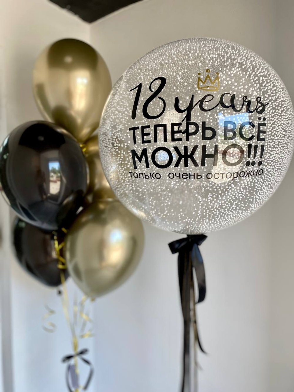 Набор воздушных шаров на 18-ти летие №1092