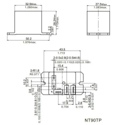 Реле котла, водонагревателя 220 вольт NT90TPNCE220CB аналог NT90TPNCE220CF 2 шт
