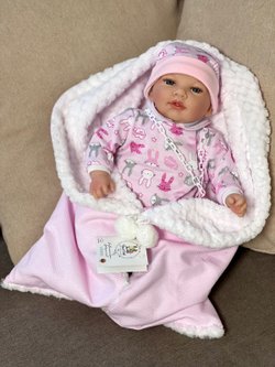 Кукла Nines 45см мягконабивная MI BEBITO в пакете (N7090K)