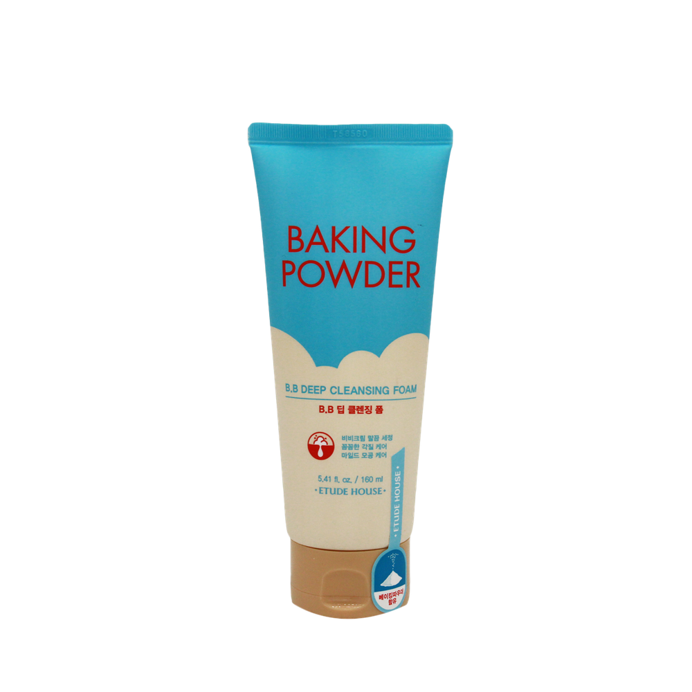 Пенка очищающая для снятия BB-крема с содой Etude House Baking Powder B.B Deep Cleansing Foam, 120 мл.