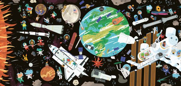 Зигзаг: Космос. Книга-раскладушка