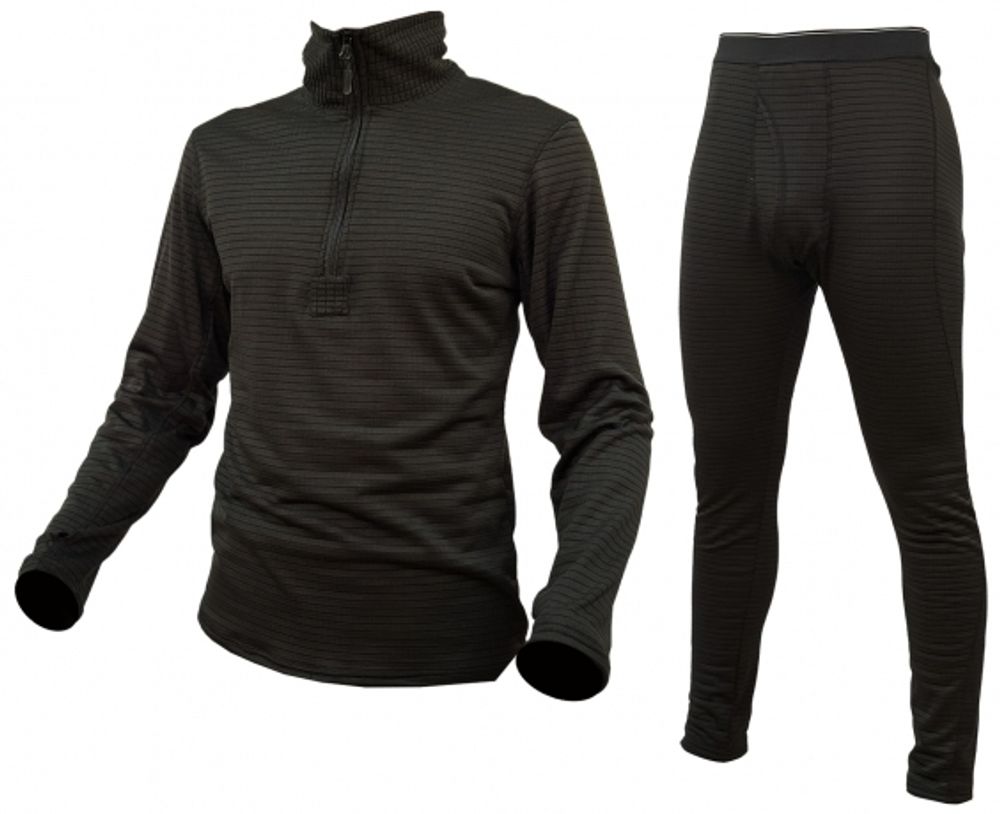 Термобелье ESDY 2-ой слой черный (вафля)