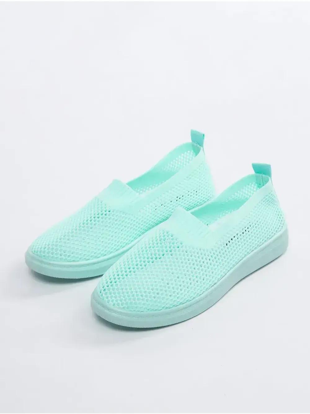 Мокасины летние текстильные