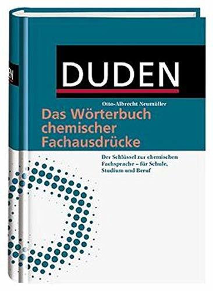 Duden Das Woertb. chem. Fachausdr. Buch