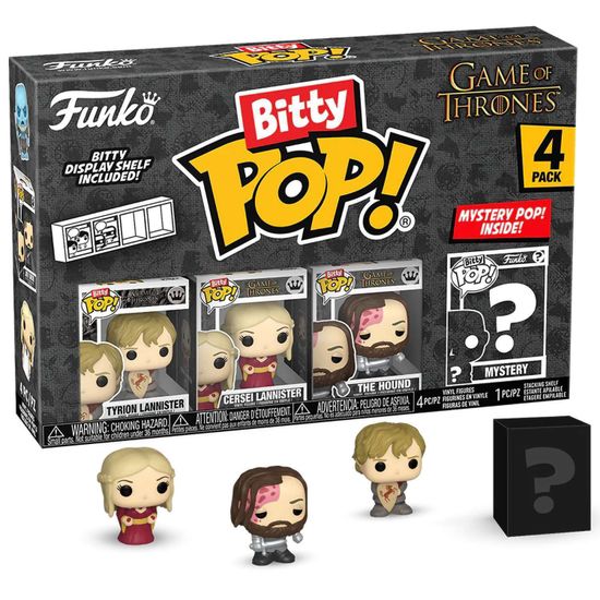 Фигурка Funko Bitty POP! Game of Thrones Tyrion+Cersei+The Hound+Mystery (1 of 4) 4PK 83650 / Фигурка Фанко Битти ПОП! по мотивам сериала "Игра престолов"