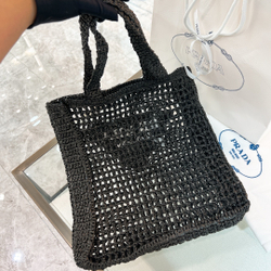 Prada Crochet Tote Bag 38 cm