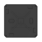 Коробка ответвительная с 8+2 кабельными вводами д.20/20мм, IP55,70х70х40мм, черный