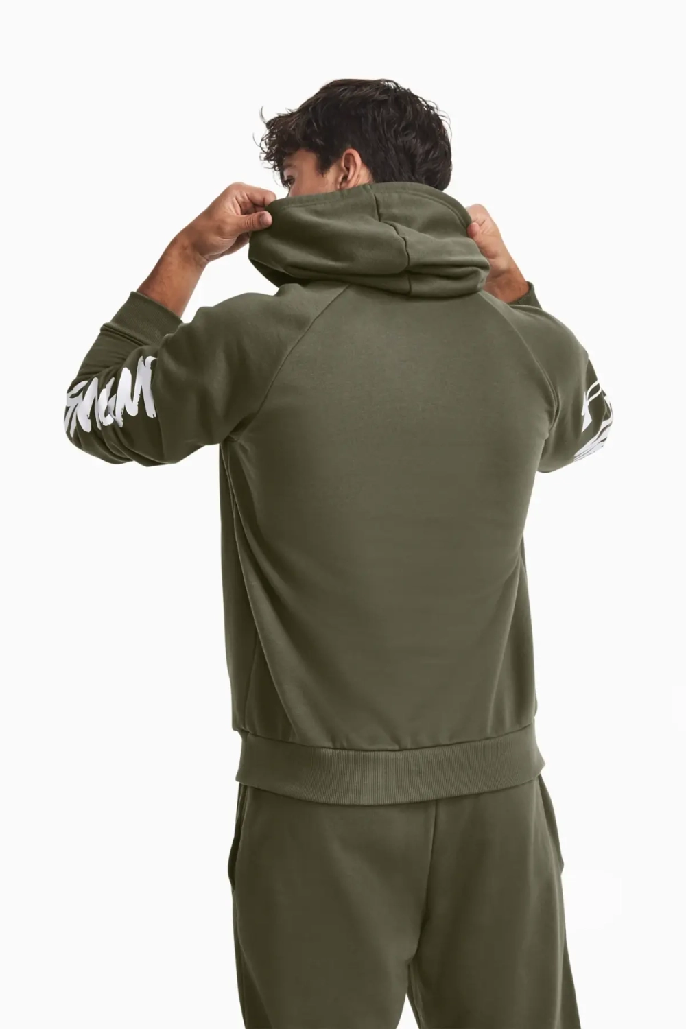 Кофта Under Armour Rival Fleece Graphic - зеленый