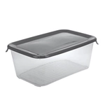 Емкость для продуктов ПРАКТИК 3л Графитовый (комплект 16 шт)