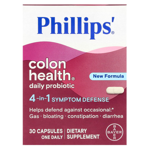Phillip's, пробиотик Colon Health® для ежедневного приема, 30 капсул