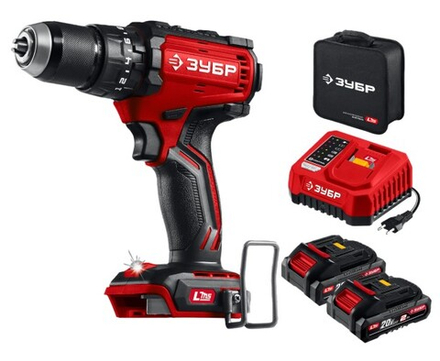 Дрель-шуруповерт аккумуляторная ЗУБР ДБУ-65-22