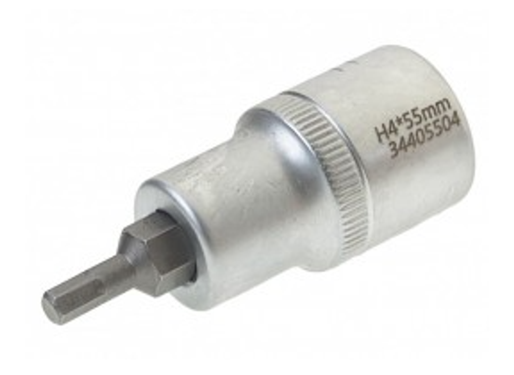 Головка-бита 6-гранная 4мм 1/2" (L-55мм) ROCKFORCE RF-34405504